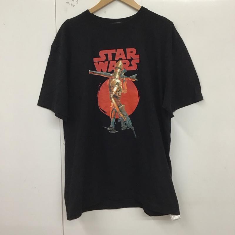 古着 USED Tシャツ 半袖 半袖カットソー プリントTシャツ クルーネックカットソー BANDAI XL プリント 黒 / ブラック /  メンズ USED 古着 中古 10130001