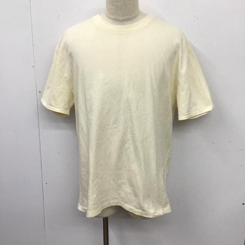 エッセンシャルズ ESSENTIALS Tシャツ 半袖 半袖カットソー プリントTシャツ クルーネックカットソー M 無地 アイボリー / アイボリー /  メンズ USED 古着 中古 10115616