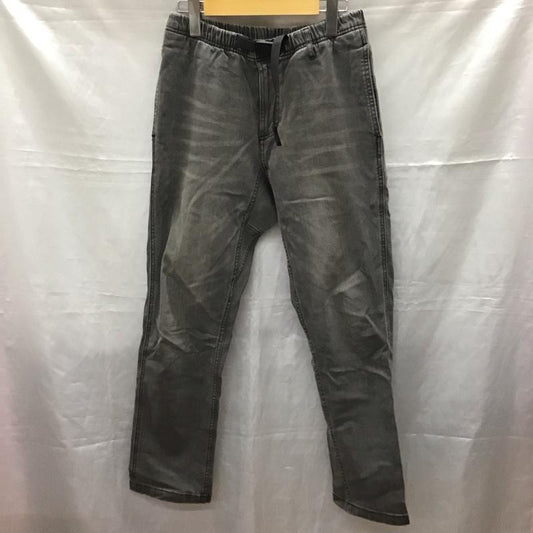 グラミチ GRAMICCI パンツ デニム、ジーンズ デニムパンツ ストレートパンツ ワイドパンツ カジュアルパンツ M 無地 黒 / ブラック /  メンズ USED 古着 中古 10116204
