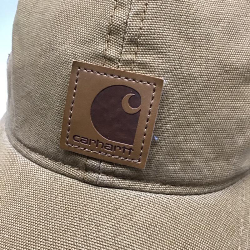 カーハート Carhartt 帽子 キャップ 100289 211 ODESSA CAP ロゴ、文字 茶 / ブラウン /  メンズ USED 古着 中古 10115065