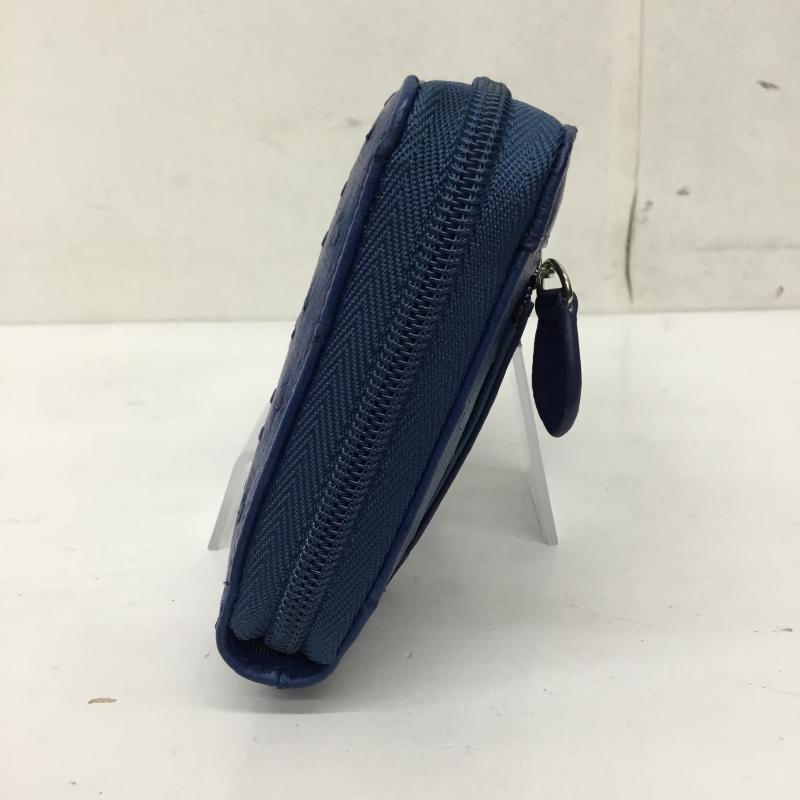 オーストリッチ ostrich 財布 長財布 松屋銀座　オーストリッチ  青 / ブルー /  レディース USED 古着 中古 10140921