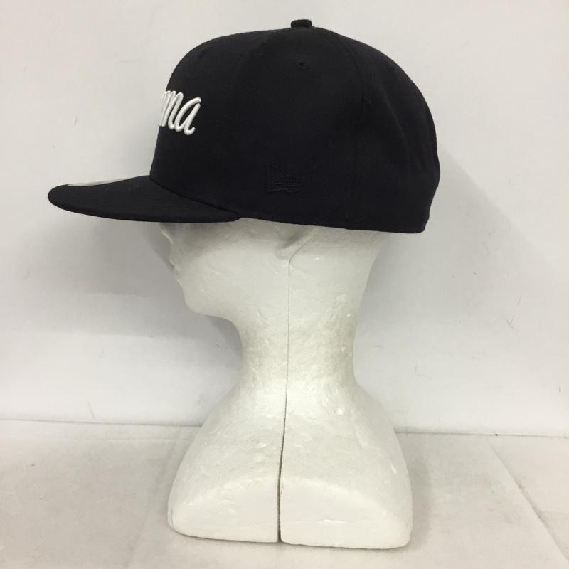 ニューエラ NEW ERA 帽子 キャップ MR.GENTLEMAN ウール 58.7cm 59FIFTY ロゴ、文字 紺 / ネイビー /  メンズ USED 古着 中古 10146324