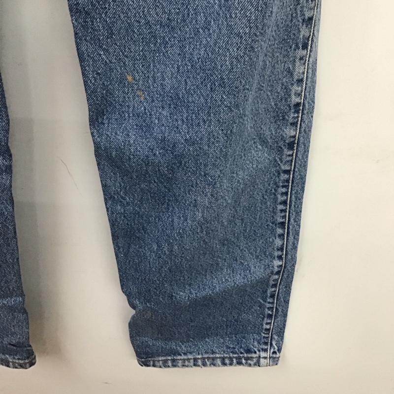 リーバイス Levi s パンツ デニム、ジーンズ デニムパンツ スリムパンツ ストレートパンツ カジュアルパンツ 36 無地 インディゴ / インディゴ /  メンズ USED 古着 中古 10109566