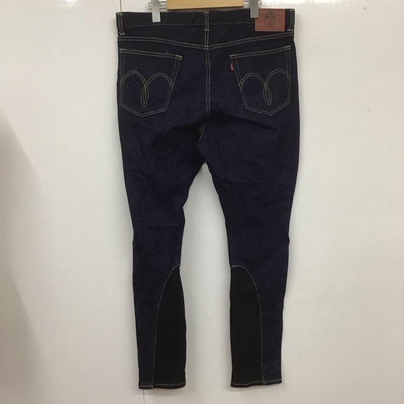 グラム glamb パンツ デニム、ジーンズ デニムパンツ スリムパンツ ストレッチパンツ ジーンズ 4 無地 黒 / ブラック / X インディゴ / インディゴ /  メンズ USED 古着 中古 10106737