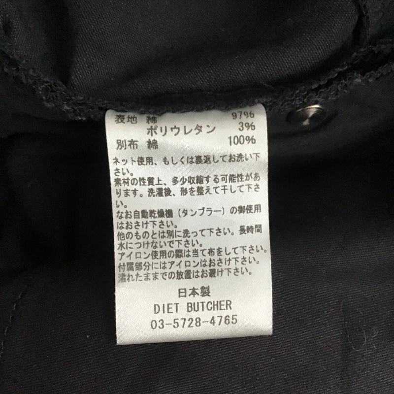 ダイエットブッチャー スリムスキン DIET BUTCHER SLIM SKIN パンツ デニム、ジーンズ デニムパンツ スリムパンツ ストレッチパンツ カジュアルパンツ 1 無地 黒 / ブラック /  メンズ USED 古着 中古 10111736