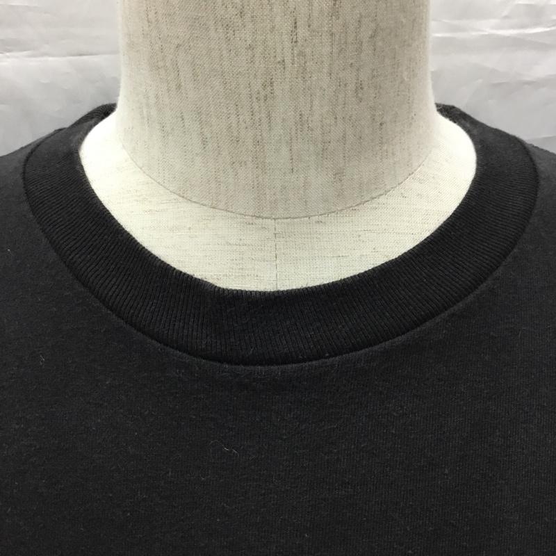 テンダーロイン TENDERLOIN Tシャツ 半袖 半袖カットソー プリントTシャツ クルーネックカットソー L ロゴ、文字 黒 / ブラック /  メンズ USED 古着 中古 10115155