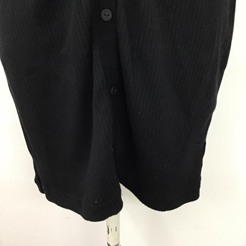 スライ SLY ワンピース ミニスカート 039HSN83-0441 半袖 スキッパー 前開き FREE 無地 黒 / ブラック /  レディース USED 古着 中古 10117695
