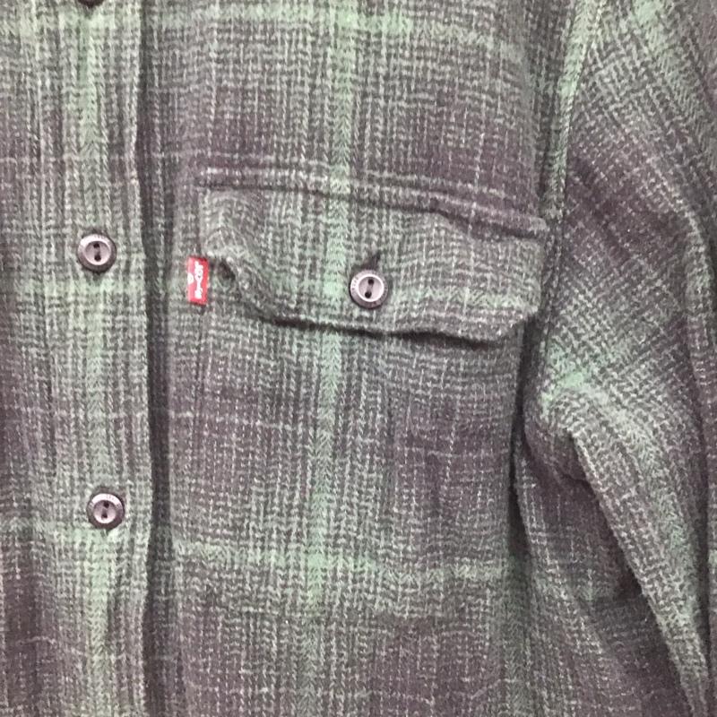 リーバイス Levi s シャツ、ブラウス 長袖 長袖シャツ チェックシャツ カラーシャツ M チェック マルチカラー / マルチカラー /  メンズ USED 古着 中古 10129257