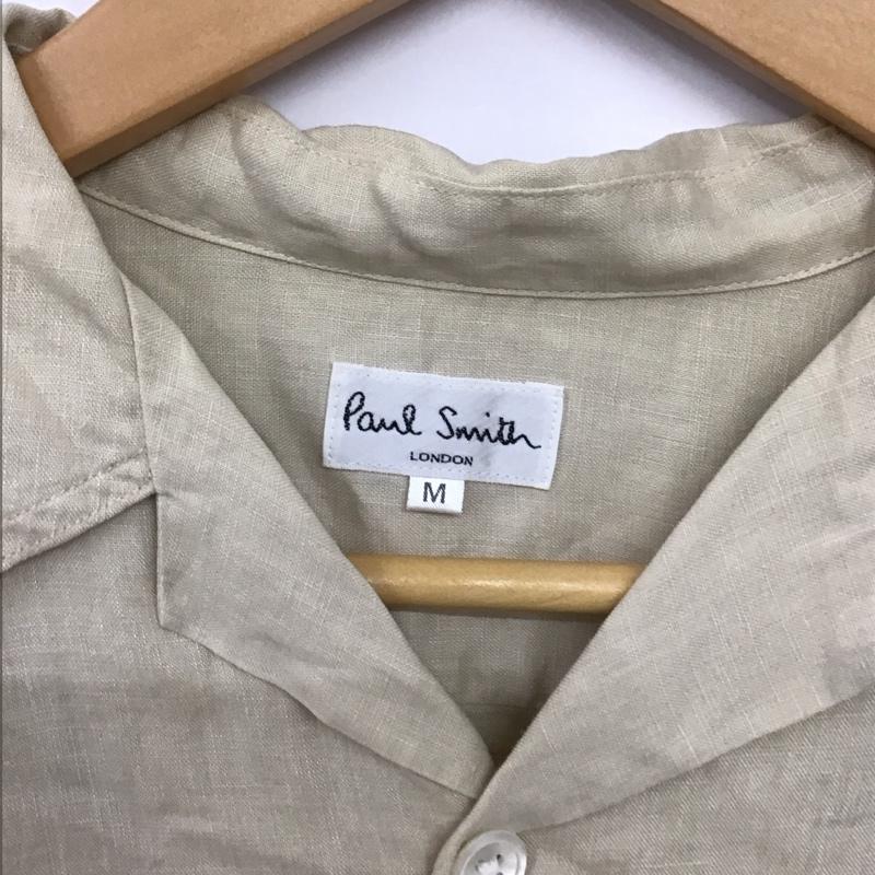 ポールスミス Paul Smith シャツ、ブラウス 半袖 M 無地 ベージュ / ベージュ /  メンズ USED 古着 中古 10134517