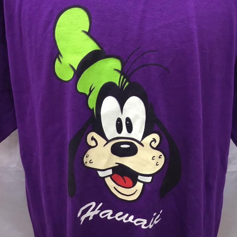 古着 USED Tシャツ 半袖 半袖カットソー プリントTシャツ クルーネックカットソー 古着 90s ディズニー XL プリント 紫 / パープル /  メンズ USED 古着 中古 10114153