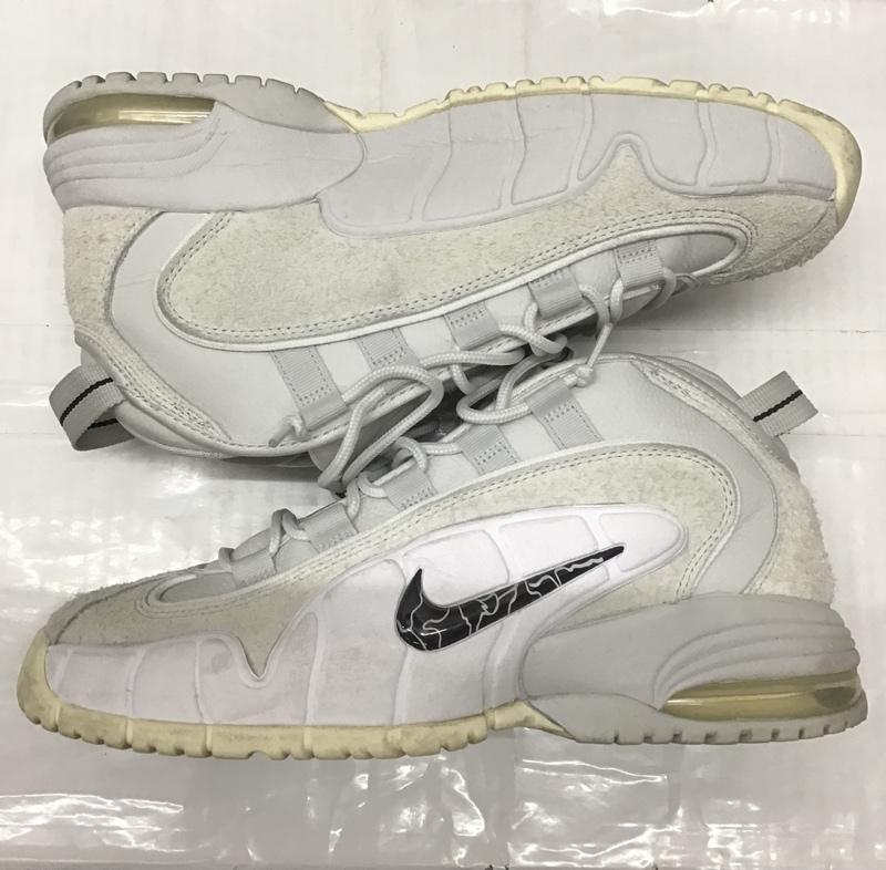 ナイキ NIKE スニーカー スニーカー DX5801-001 AIR MAX PENNY 28.5cm 箱有 28.5cm ワンポイント 灰 / グレー / X 黒 / ブラック /  メンズ USED 古着 中古 10113421