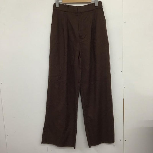 アズールバイマウジー AZUL BY MOUSSY パンツ スラックス M 無地 茶 / ブラウン /  レディース USED 古着 中古 10148425