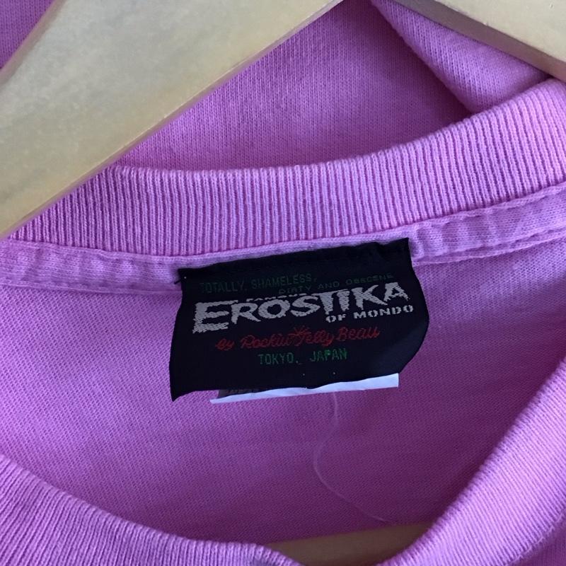 エロスティカ EROSTiKA Tシャツ 半袖 Ice Cream Kana Momonogi XL プリント 桃 / ピンク /  メンズ USED 古着 中古 10123386