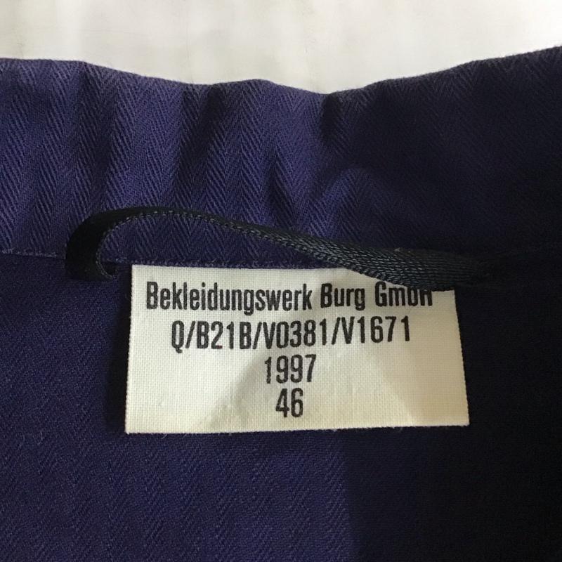 古着 USED ジャケット、上着 ジャケット、ブレザー 8415-12-121-4484 ミリタリー シャツジャケット 46 無地 紺 / ネイビー /  メンズ USED 古着 中古 10115706