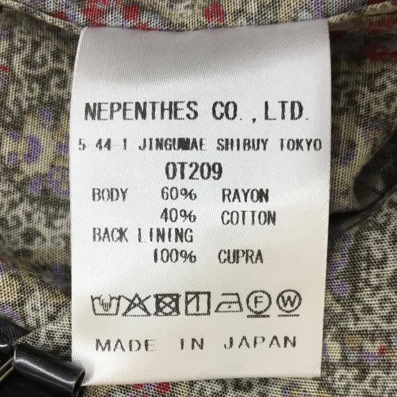 ニードルス Needles シャツ、ブラウス 長袖 Classic Shirts OT209 M 総柄 茶 / ブラウン /  メンズ USED 古着 中古 10127266