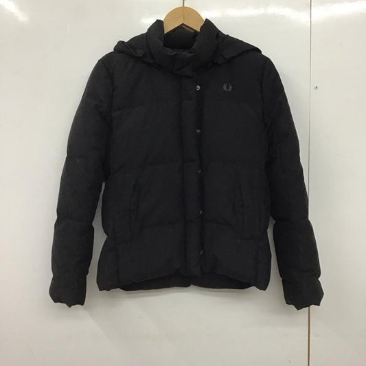 フレッドペリー FRED PERRY ジャケット、上着 ジャンパー、ブルゾン ダウンジャケット アウター ジップアップジャケット S 無地 黒 / ブラック /  レディース USED 古着 中古 10147675