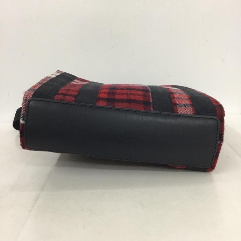 トミーヒルフィガー TOMMY HILFIGER ハンドバッグ ハンドバッグ チェック ショルダー ワンポイント 白 / ホワイト / X 紺 / ネイビー / X えんじ / ワインレッド /  レディース USED 古着 中古 10137943
