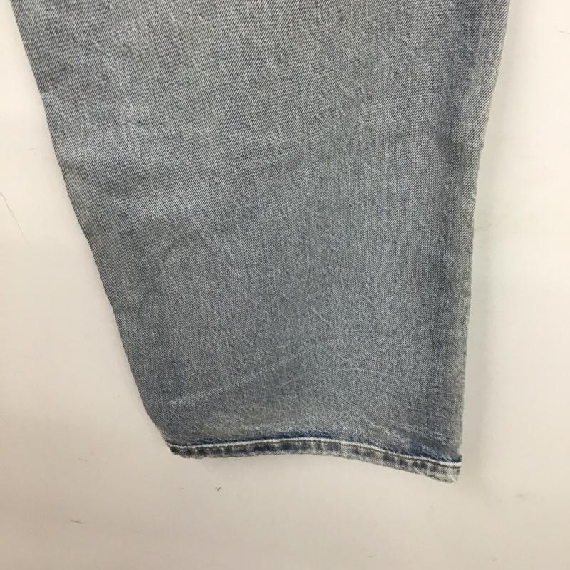 ローリーズファーム LOWRYS FARM パンツ デニム、ジーンズ LF524007AD ワイドパンツ L ダメージ加工 青 / ブルー /  レディース USED 古着 中古 10122575