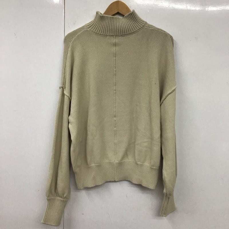 スライ SLY ニット、セーター 長袖 030EAZ70-8280 RANDOM KNIT TOPS FREE 無地 ベージュ / ベージュ /  レディース USED 古着 中古 10120168