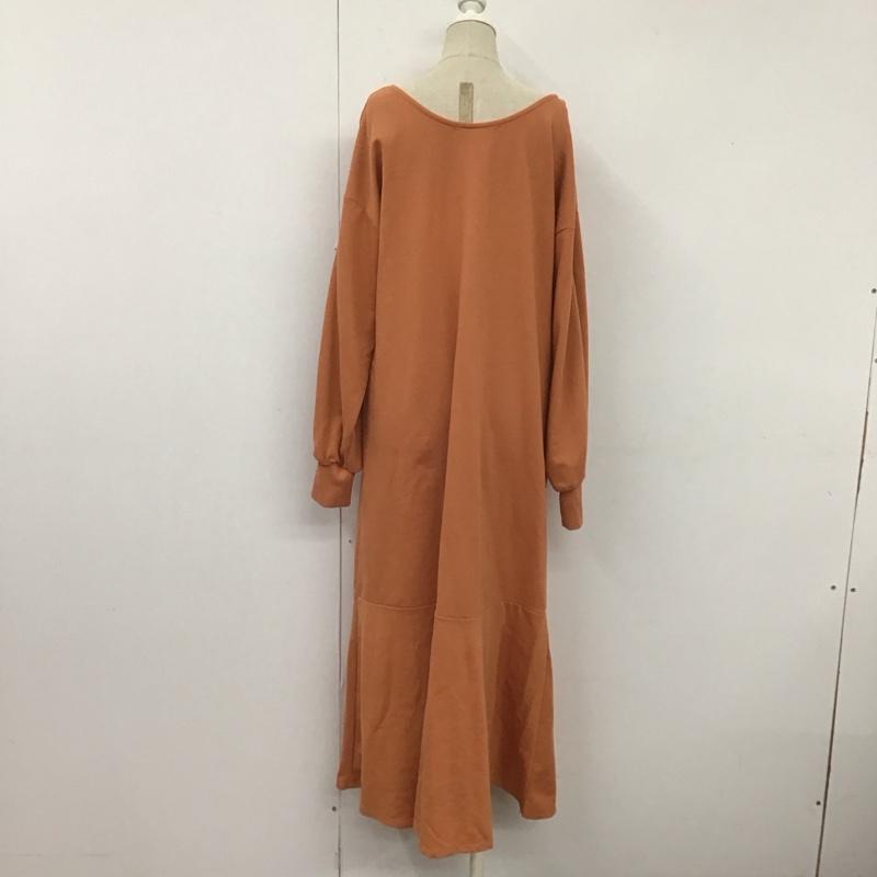 アルシーヴ archives ワンピース ロングスカート M 無地 橙 / オレンジ /  レディース USED 古着 中古 10106423