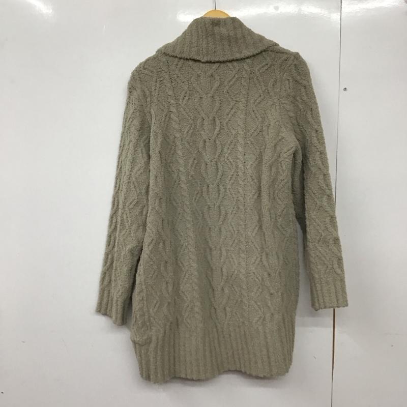 ベアフットドリームズ BAREFOOT DREAMS カーディガン 長袖 M 無地 ベージュ / ベージュ /  メンズ USED 古着 中古 10130048