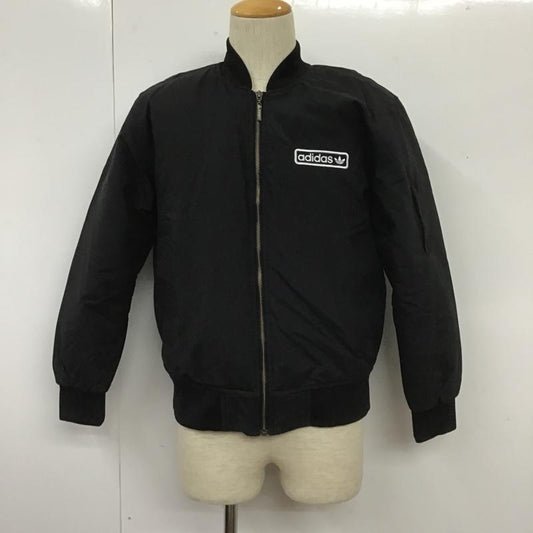 アディダスオリジナルス adidas originals ジャケット、上着 ジャケット、ブレザー ab7670 スーパースターボンバーブラック ジップアップジャケット アウター ダウンジャケット M ロゴ、文字 黒 / ブラック /  メンズ USED 古着 中古 10105820