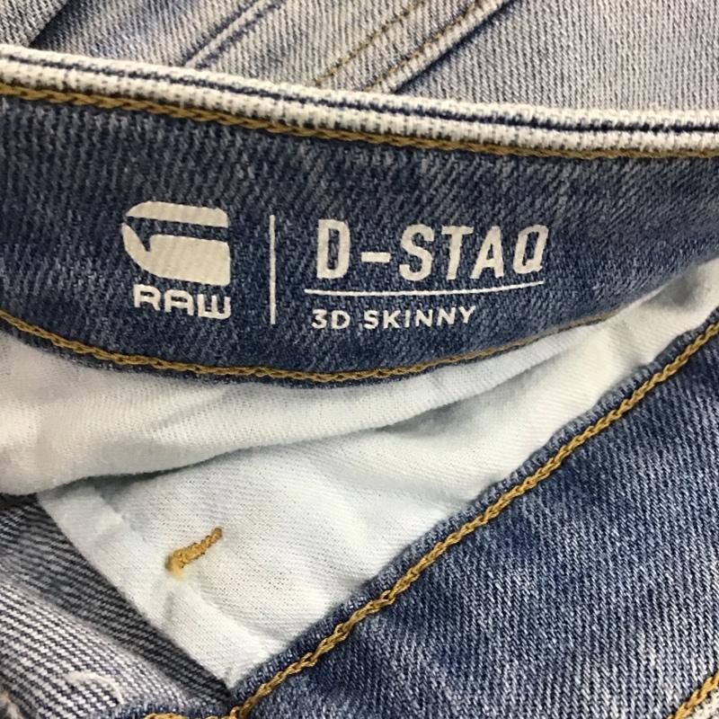 ジースターロゥ G-STAR RAW パンツ デニム、ジーンズ デニムパンツ スリムパンツ ジーンズ ストレッチパンツ 34 無地 インディゴ / インディゴ /  メンズ USED 古着 中古 10119452