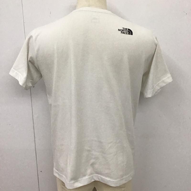 ザノースフェイス THE NORTH FACE Tシャツ 半袖 nt31942 3DLogoTee 半袖カットソー プリントTシャツ M プリント 白 / ホワイト /  メンズ USED 古着 中古 10113911