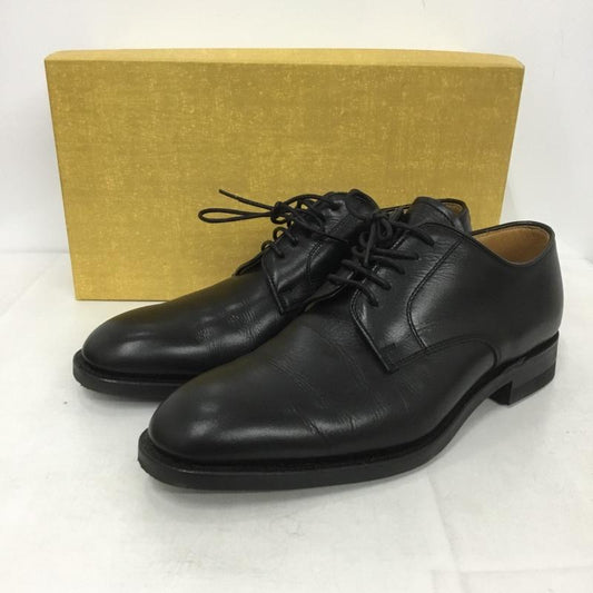 リーガル REGAL 革靴 革靴 JU17 ビジネスシューズ プレーントゥ 25 25.0cm 無地 黒 / ブラック /  メンズ USED 古着 中古 10140788