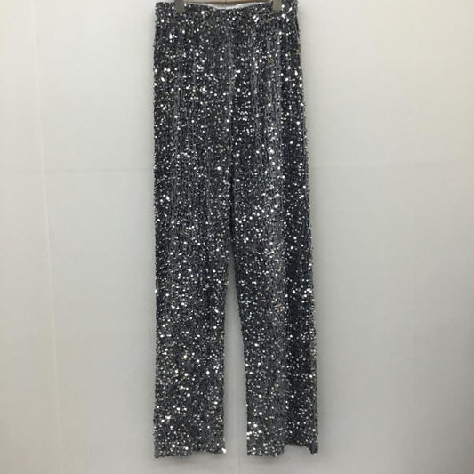 チュクラ chuclla パンツ サルエルパンツ スパンコール　イージーパンツ  灰 / グレー /  レディース USED 古着 中古 10139626