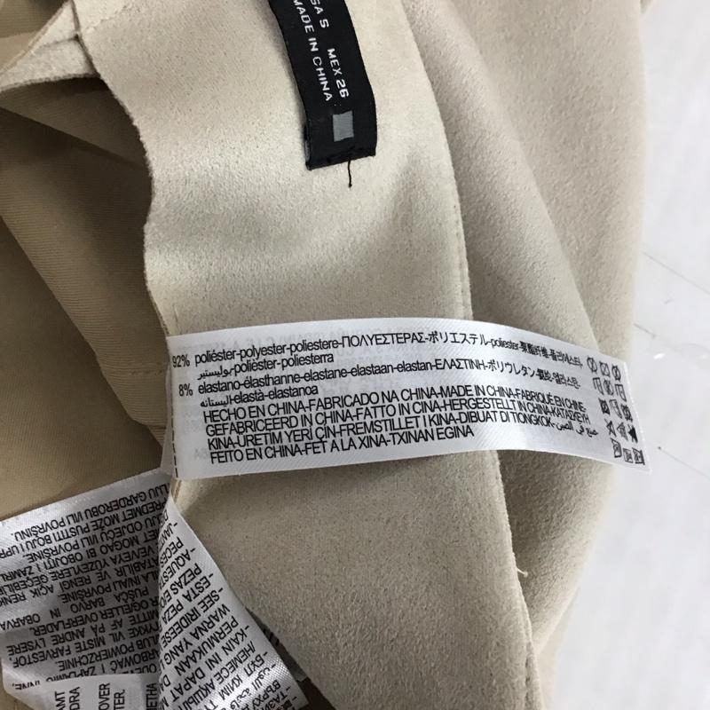 ザラ ZARA パンツ スラックス スラックス カジュアルパンツ ストレッチパンツ S 無地 ベージュ / ベージュ /  レディース USED 古着 中古 10121653