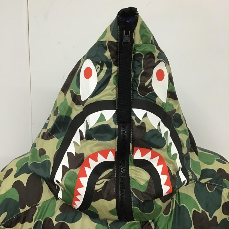 アベイシングエイプ A BATHING APE ジャケット、上着 ダウンジャケット CANADA GOOSE カモ SHARK HOODIE FOR BAPE XXL 総柄 マルチカラー / マルチカラー /  メンズ USED 古着 中古 10106093