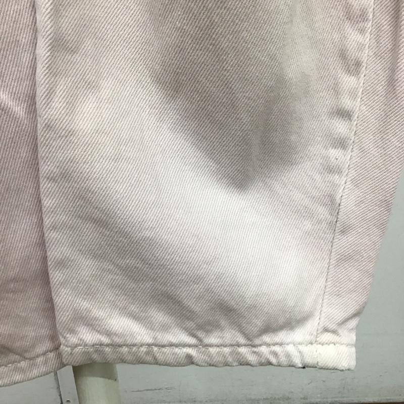 ザラ ZARA パンツ デニム、ジーンズ 5862 152 656 ワイドパンツ テーパード 無地 桃 / ピンク /  レディース USED 古着 中古 10109720