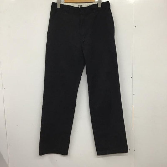 ディッキーズ Dickies パンツ ワークパンツ、ペインターパンツ ワークパンツ ワイドパンツ カジュアルパンツ 32インチ 無地 黒 / ブラック /  メンズ USED 古着 中古 10137362