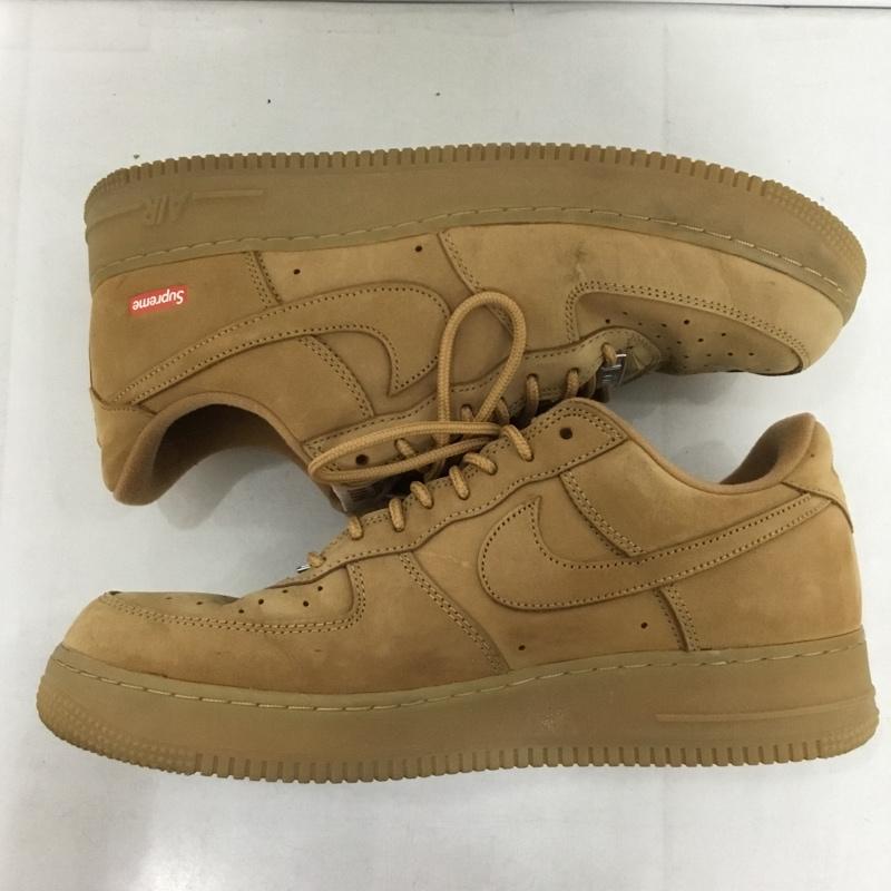 ナイキ NIKE スニーカー スニーカー DN1555-200 AIR FORCE 1 LOW W SUPREME 21AW 21FW 28.5cm 箱有 28.5cm ロゴ、文字 キャメル / キャメル /  メンズ USED 古着 中古 10143965