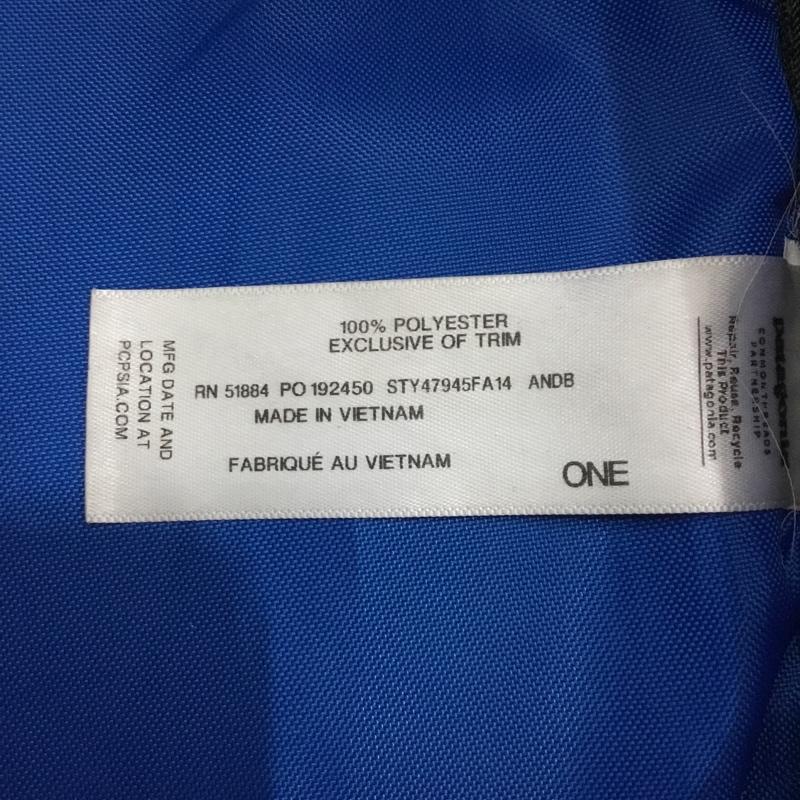 パタゴニア patagonia リュックサック、デイパック リュックサック、デイバッグ STY47945FA14 Refugio 15L ロゴ、文字 青 / ブルー /  レディース USED 古着 中古 10142094