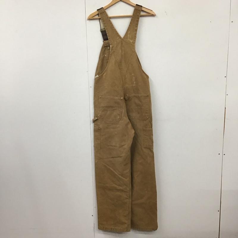 カーハート Carhartt サロペット・オーバーオール サロペット、オーバーオール R02 BRN ダックビブオーバーオール ロゴ、文字 茶 / ブラウン /  メンズ USED 古着 中古 10138675