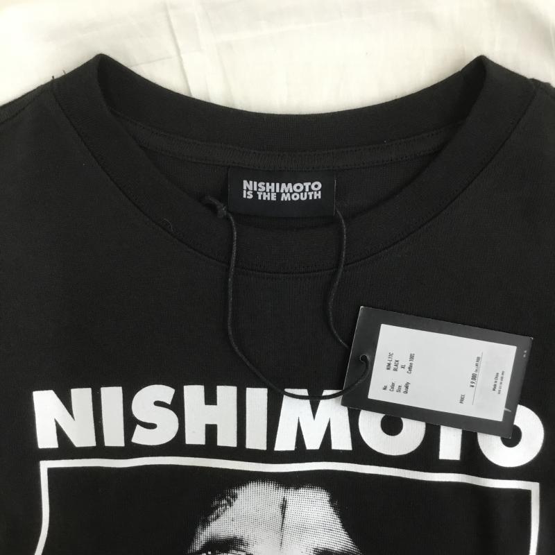ユーズドクロージング used clothes Tシャツ 半袖 NISHIMOTO IS THE MOUTH XL ロゴ、文字 黒 / ブラック /  メンズ USED 古着 中古 10110705