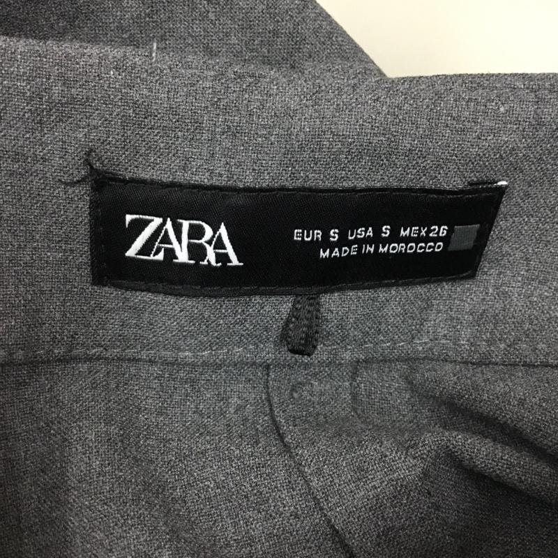 ザラ ZARA スカート ひざ丈スカート ロングスカート フレアスカート カジュアルスカート S 無地 灰 / グレー /  レディース USED 古着 中古 10115802