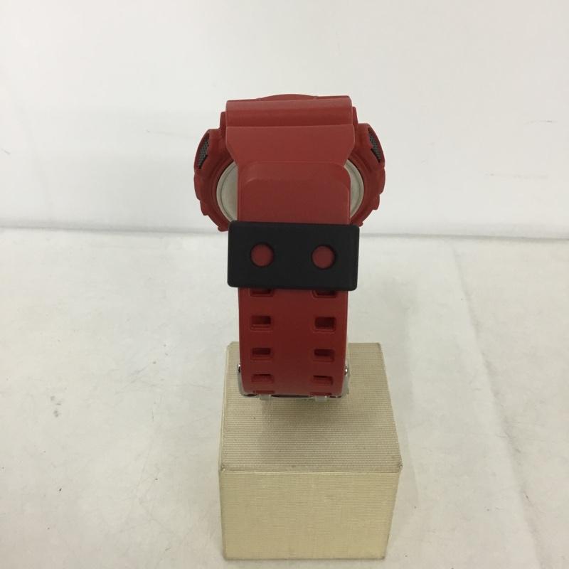 ジーショック G-SHOCK 腕時計 デジタル GA-110FC アナデジ ロゴ、文字 赤 / レッド /  メンズ USED 古着 中古 10140617