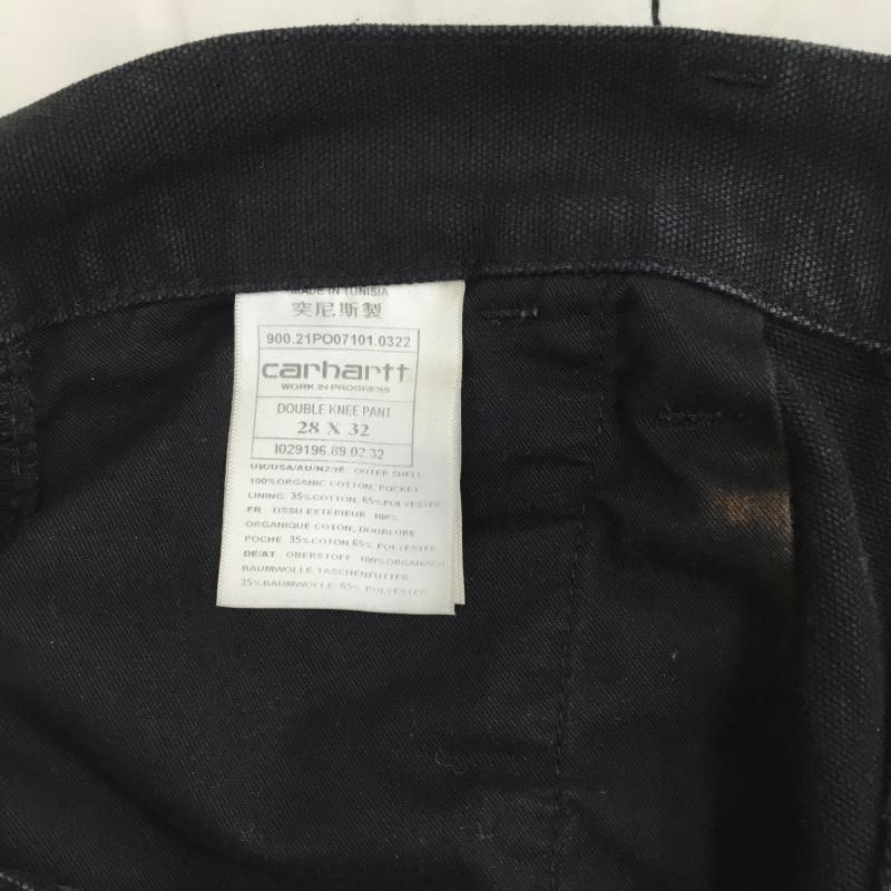 カーハート Carhartt パンツ ワークパンツ、ペインターパンツ 900.21PO07101.0322 28インチ 無地 黒 / ブラック /  メンズ USED 古着 中古 10133765