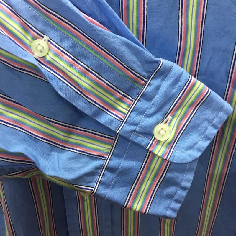 ラルフローレン RALPHLAUREN シャツ、ブラウス 長袖 ボタンダウン ストライプ L ワンポイント マルチカラー / マルチカラー /  メンズ USED 古着 中古 10112910