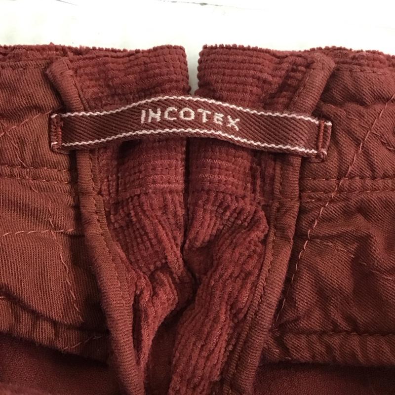 インコテックス INCOTEX パンツ チノパン コーデュロイパンツ センタータックパンツ スリムパンツ 34 無地 えんじ / ワインレッド /  メンズ USED 古着 中古 10111644
