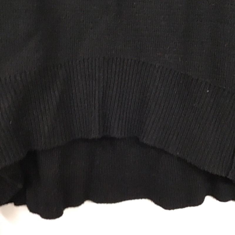 スライ SLY ニット、セーター 長袖 スタンドネック 無地 黒 / ブラック /  レディース USED 古着 中古 10119579
