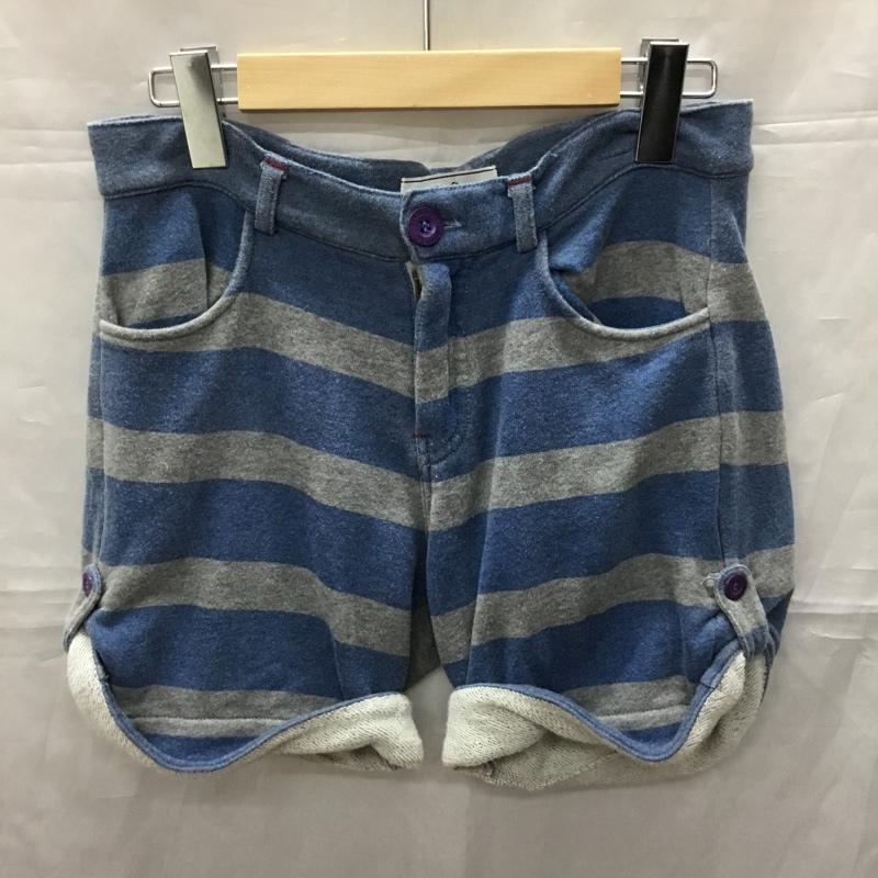 ロデオクラウンズ Rodeo Crowns パンツ ショートパンツ ショートパンツ ハーフパンツ カジュアルパンツ 1 ボーダー柄 灰 / グレー / X 水色 / ライトブルー /  レディース USED 古着 中古 10114283