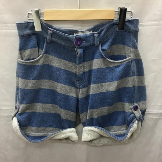 ロデオクラウンズ Rodeo Crowns パンツ ショートパンツ ショートパンツ ハーフパンツ カジュアルパンツ 1 ボーダー柄 灰 / グレー / X 水色 / ライトブルー /  レディース USED 古着 中古 10114283
