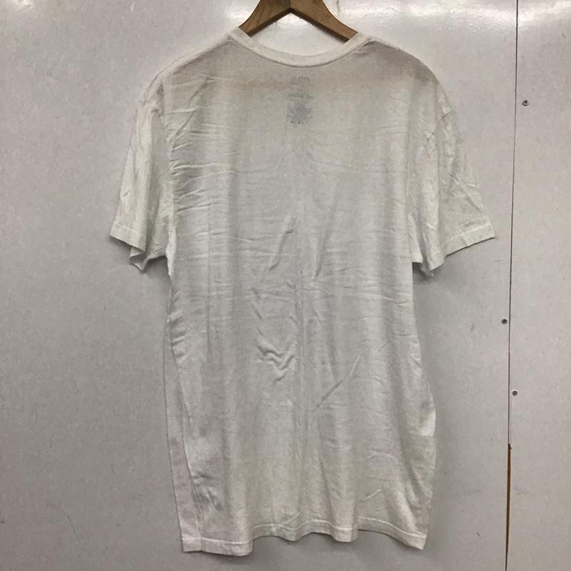 ポロラルフローレン POLO RALPH LAUREN Tシャツ 半袖 半袖カットソー 無地Tシャツ クルーネックカットソー L 無地 白 / ホワイト /  メンズ USED 古着 中古 10138120