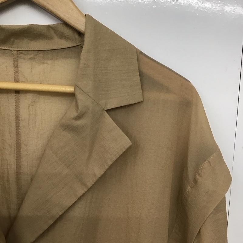 ダブルクローゼット w closet シャツ、ブラウス 長袖 長袖シャツ 無地シャツ カラーシャツ 無地 ベージュ / ベージュ /  レディース USED 古着 中古 10143834