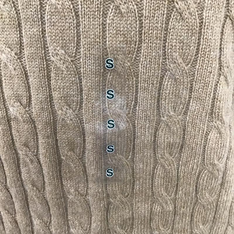 エルエルビーン L.L.Bean ニット、セーター 長袖 ハーフジップ S 無地 ベージュ / ベージュ /  メンズ USED 古着 中古 10111716