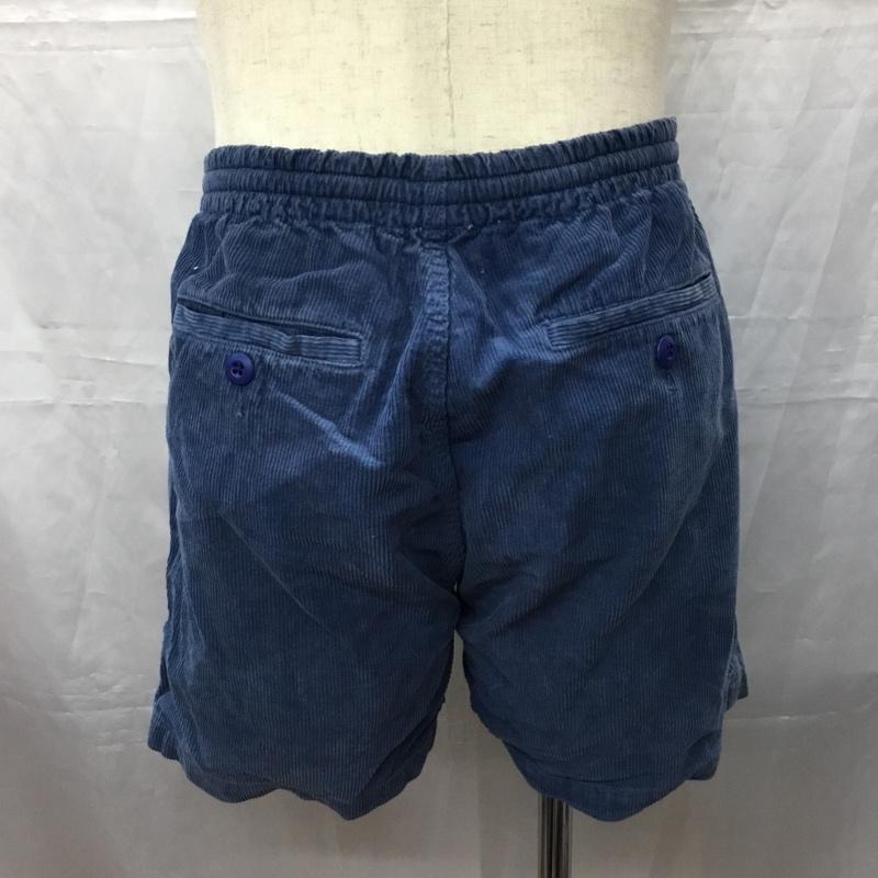 トニータイズサン TONY TAIZSUN パンツ ショートパンツ 17SP-041 コーデュロイ M ワンポイント 青 / ブルー /  メンズ USED 古着 中古 10111353